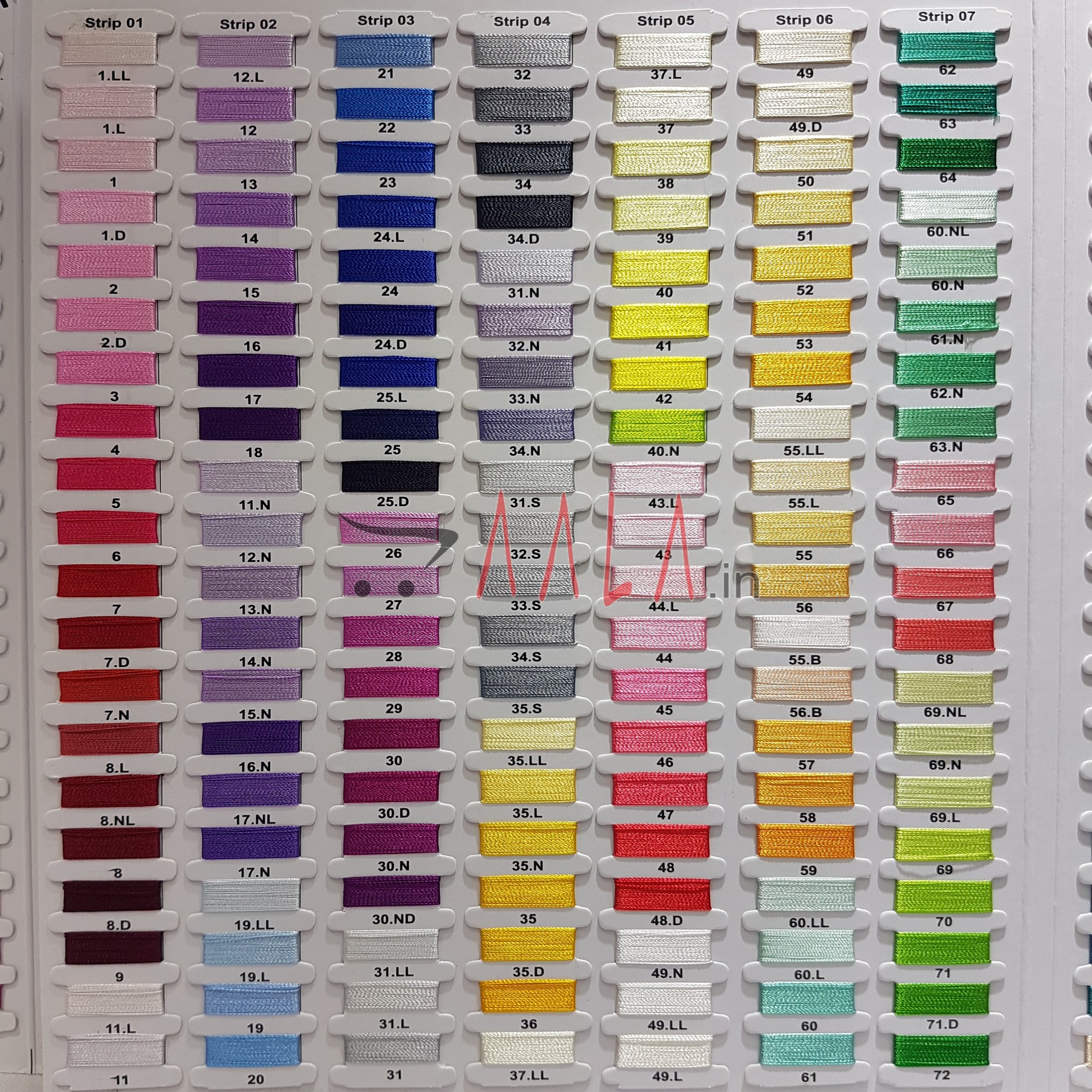 Color Chart @ Indian Product.Com  Shade card, Colour shade card