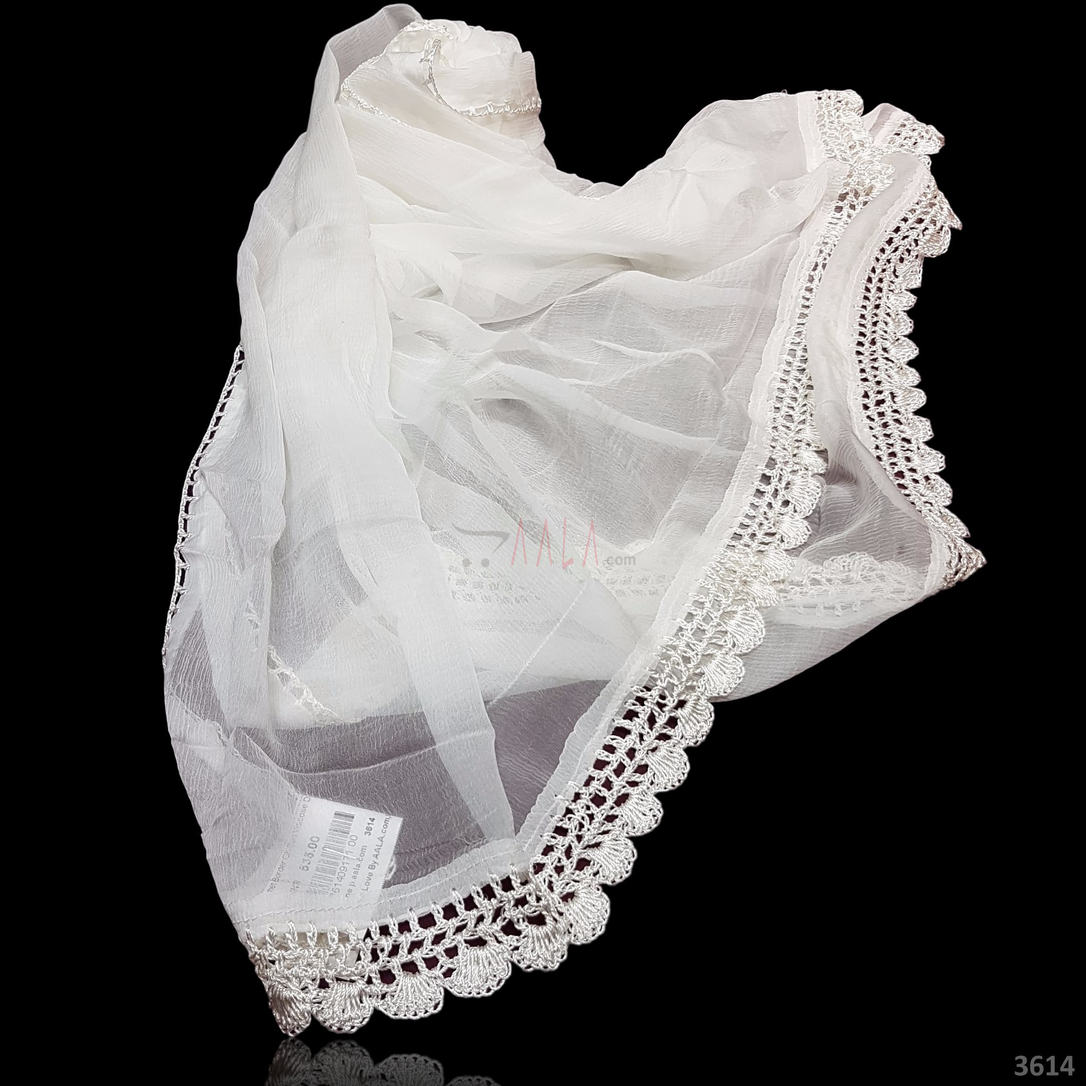 Crochet lace outlet for dupatta